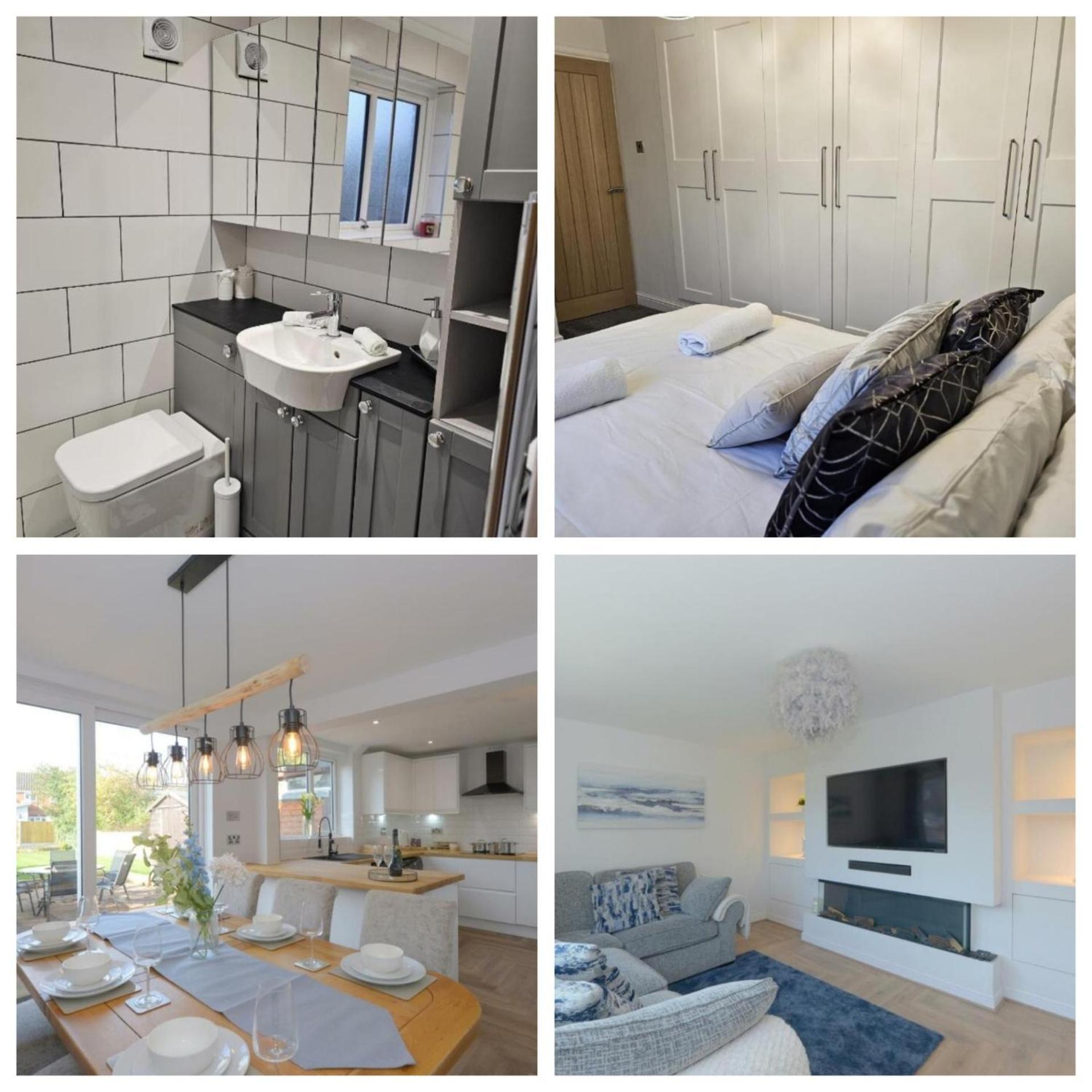 Modern 3 Bedroom Property With Free Driveway Parking By Shire Stays Shrewsbury Exteriör bild